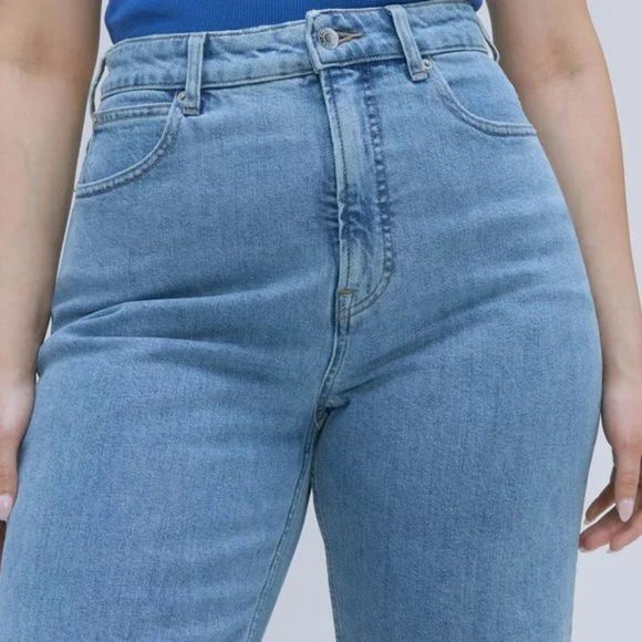 NEW Everlane Jeans/ Curvy Way-High® Jean Women's 33 Long Eco- Friendly - Picture 4 of 10